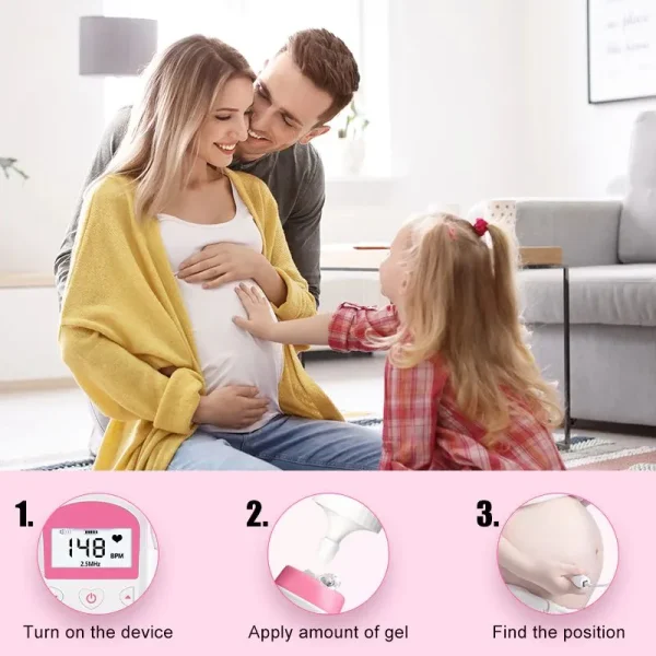 Máy Đo Tim Thai Tại Nhà Fetal Doppler – Giải Pháp Nghe Nhịp Tim Thai An Toàn, Hiệu Quả Cho Mẹ Bầu Tốt Nhất 2025 - Hình ảnh 7