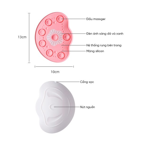 Máy Massage Ngực Không Dây VIVI VENUSLIFT PRO Giúp Nâng Cơ & Làm Đầy Vòng 1 Tự Nhiên Hot Nhất 2025 - Hình ảnh 4